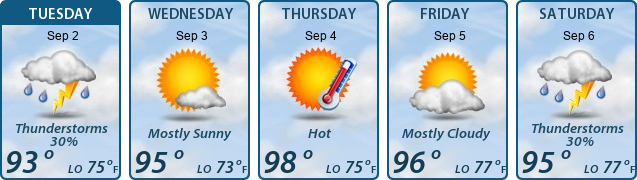 5-Day Forecast